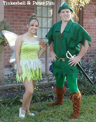 Tinker Bell and Peter Pan